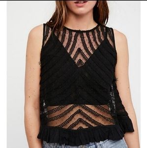 Free People Lace Tank